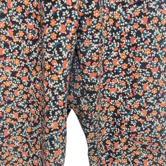 Micro Floral Allover Print Cottage-Core Overalls Jumper Size 8 hippie - Picture 4 of 15